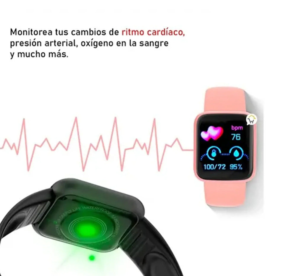 RELOJ INTELIGENTE SMARTWATCH Y68