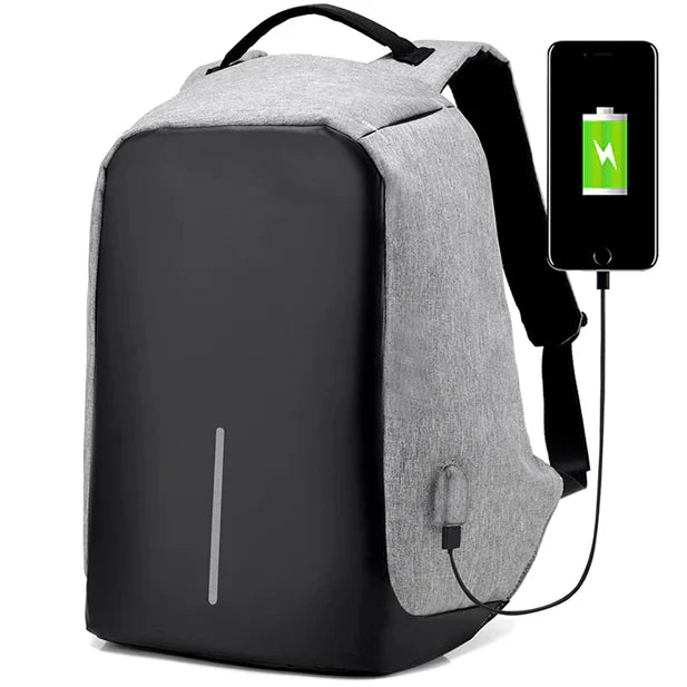 Mochila antirrobo con carga USB multifuncional