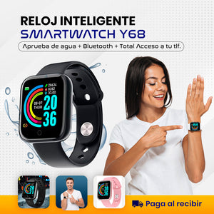 RELOJ INTELIGENTE SMARTWATCH Y68