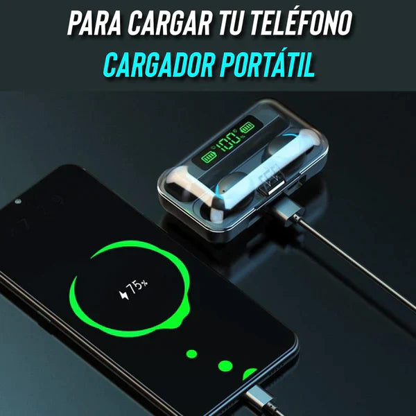 AUDÍFONOS BLUETOOTH F9-5 POWER BANK